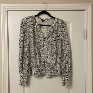 Ann Taylor Floral Top Small